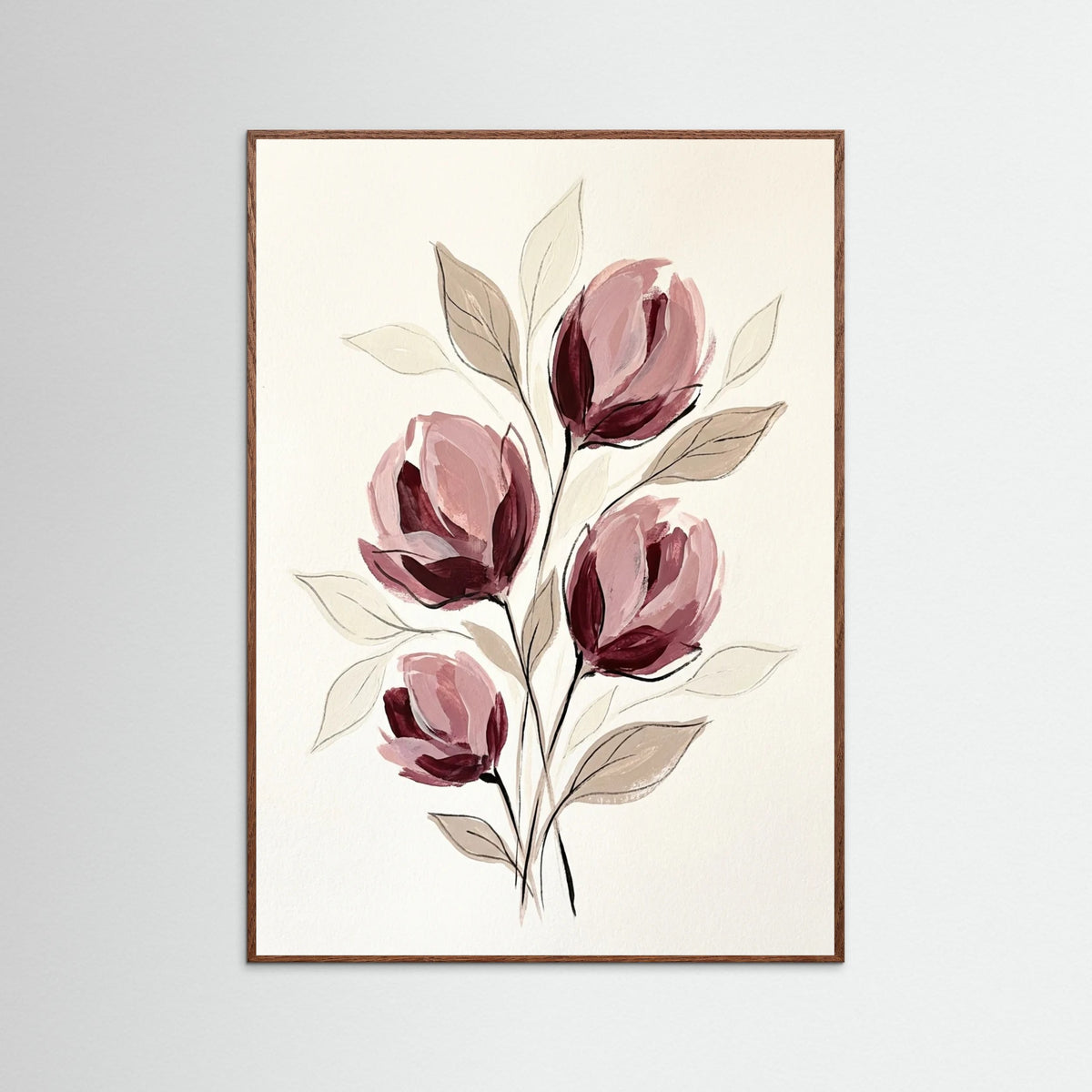 Oak Dark Crimson Petals