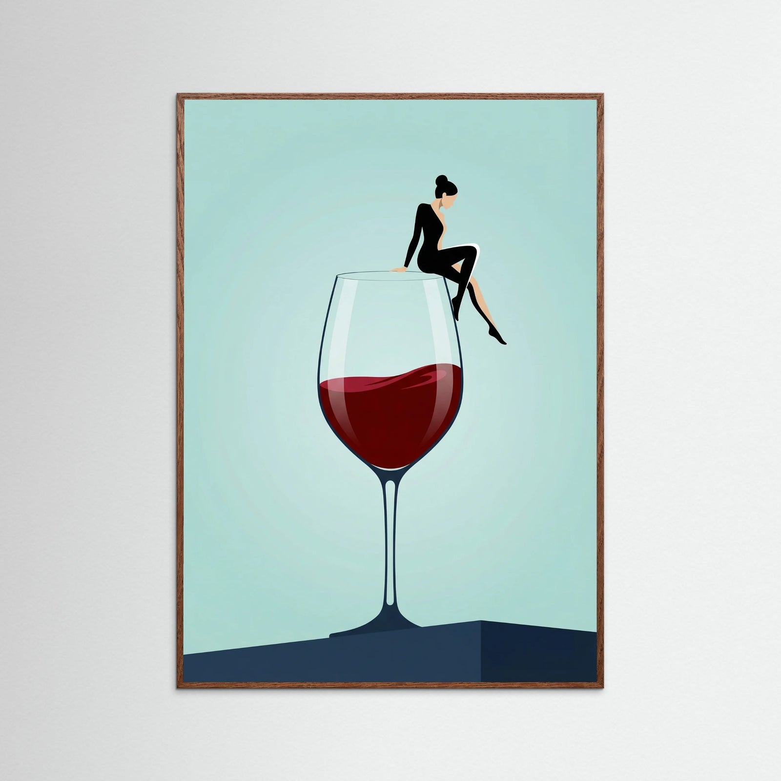 Oak Dark Crimson Plunge