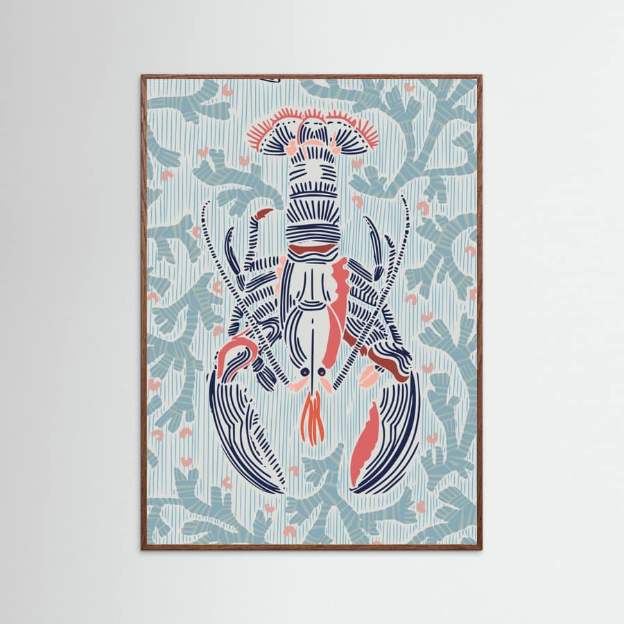 Crustacean Core mint Poster – poster and art print