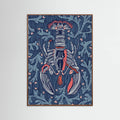 Crustacean Core navy Poster – poster and art print