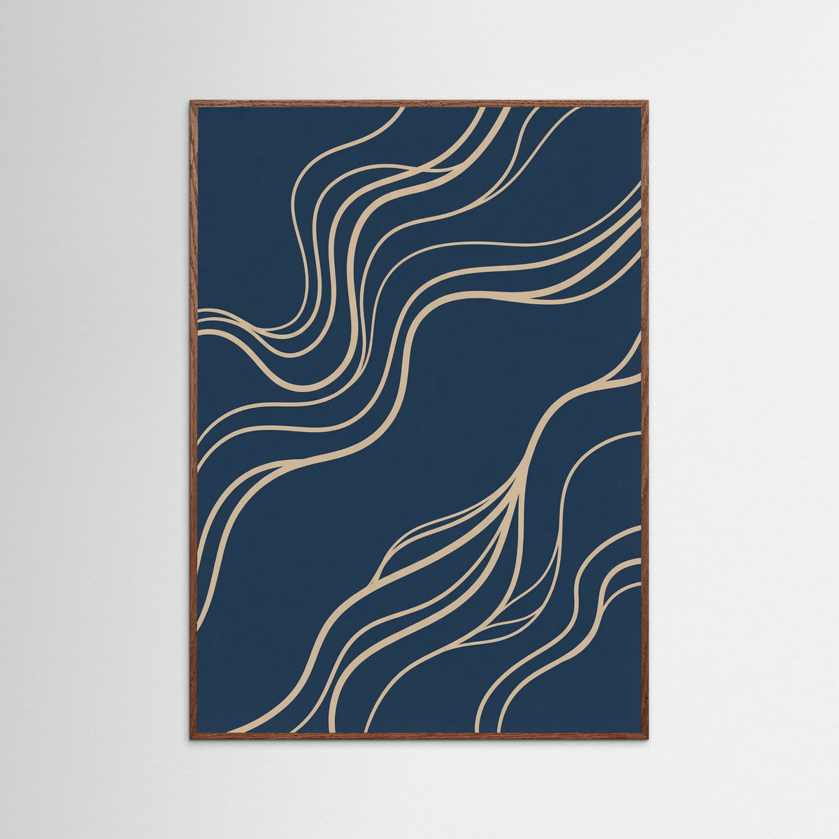 Oak Dark Curved Paths