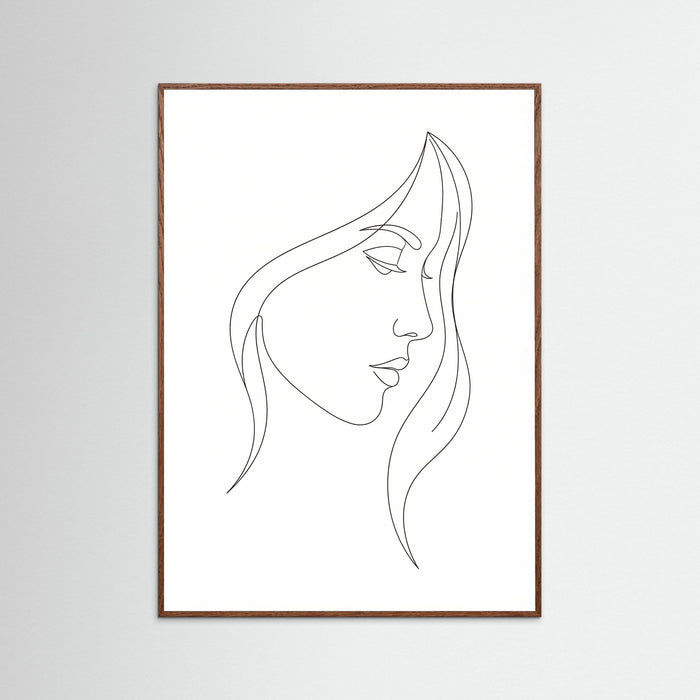 Oak Dark Curved Silhouette