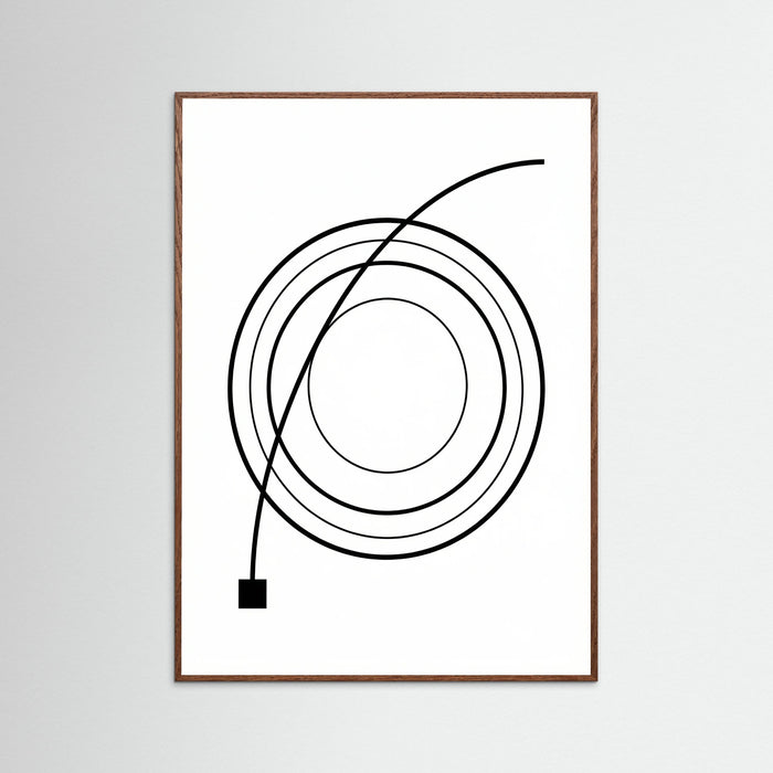 Oak Dark Curved Trajectory