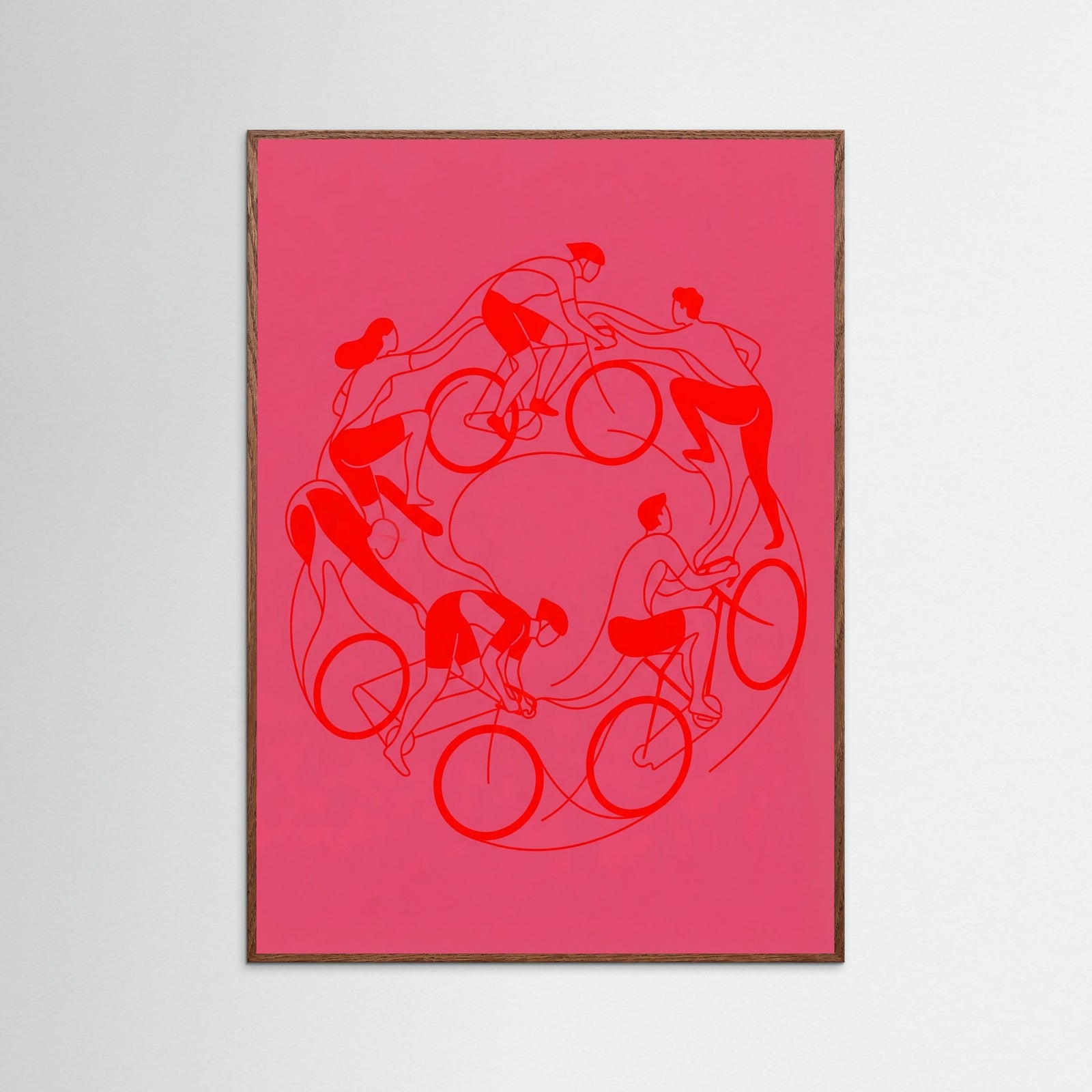 Oak Dark Cycling Circles