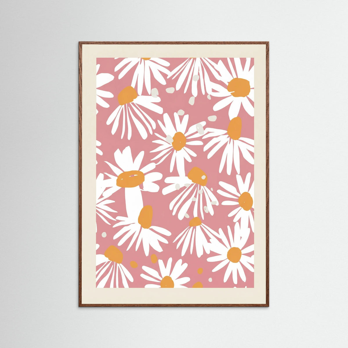 Oak Dark Daisy Field Bloom