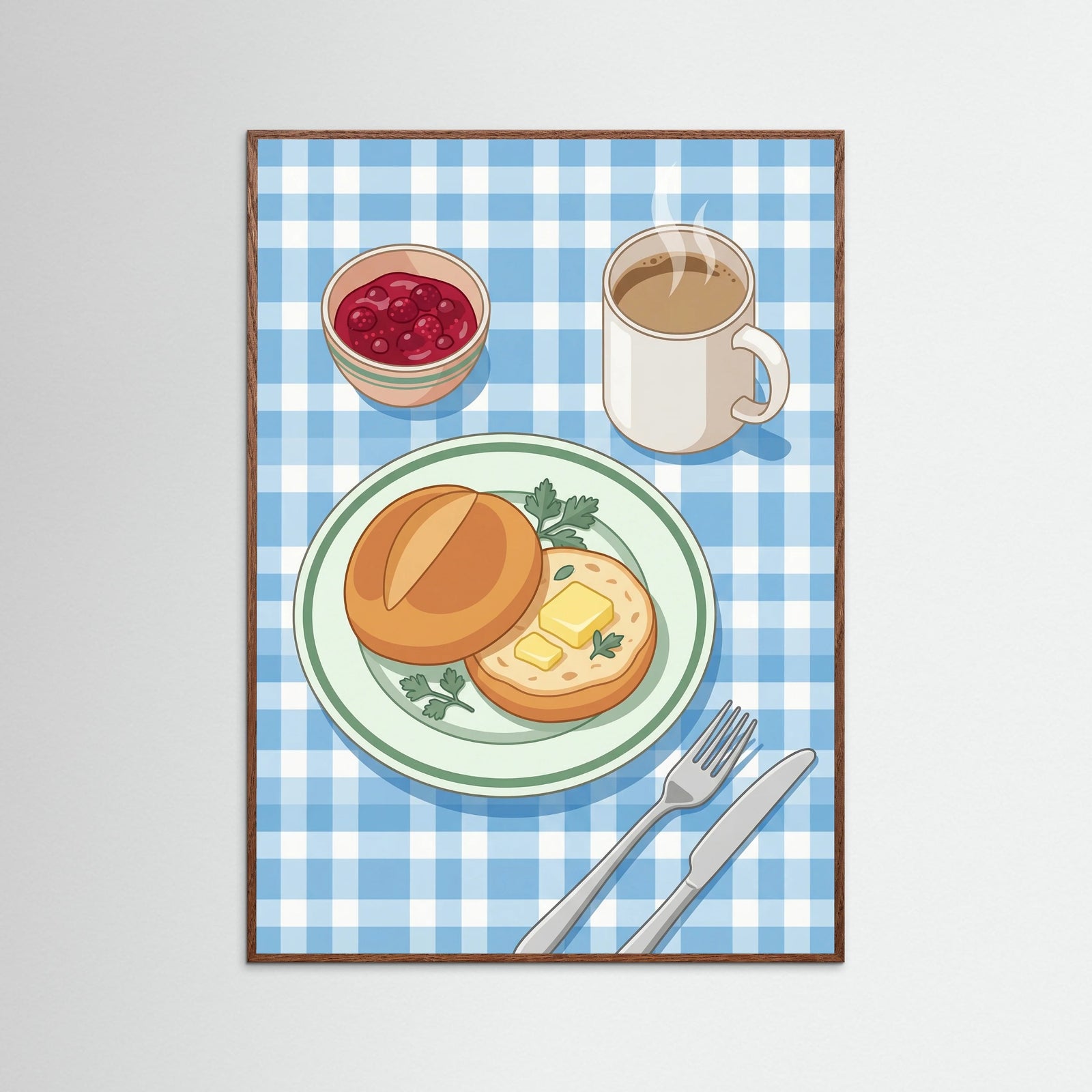 Oak Dark Danish Stjerneskud