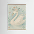 Oak Dark Delicate Swan