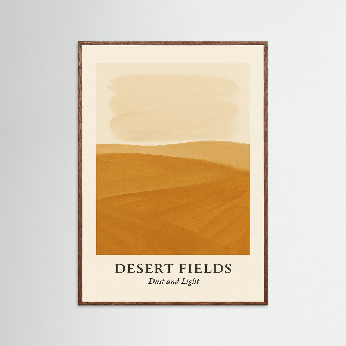 Oak Dark Desert fields