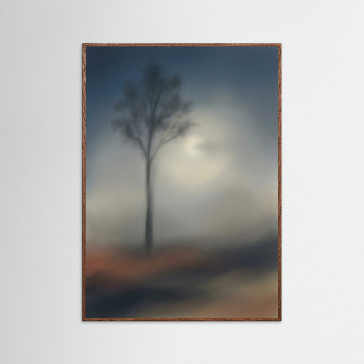Oak Dark Distant Calm