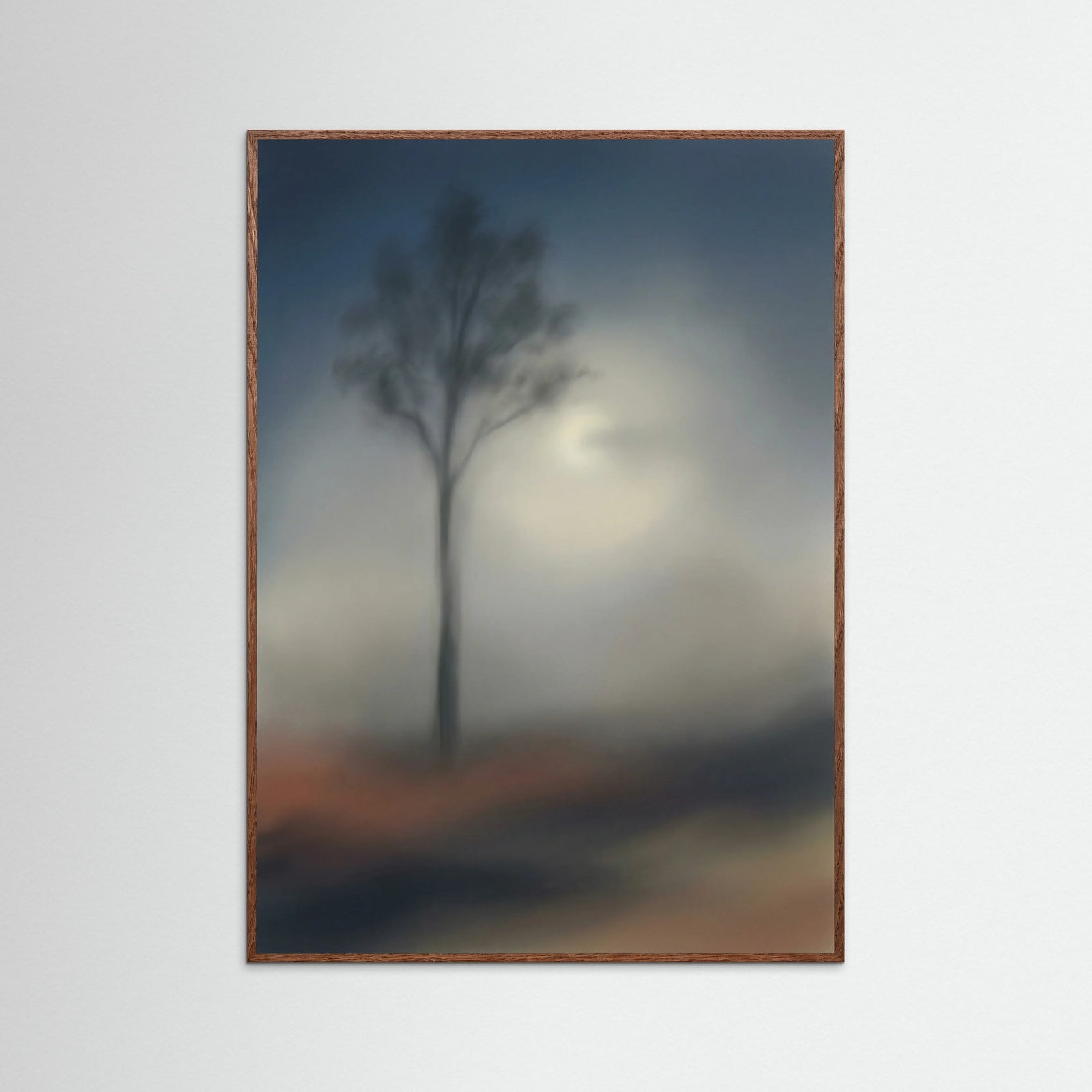 Oak Dark Distant Calm