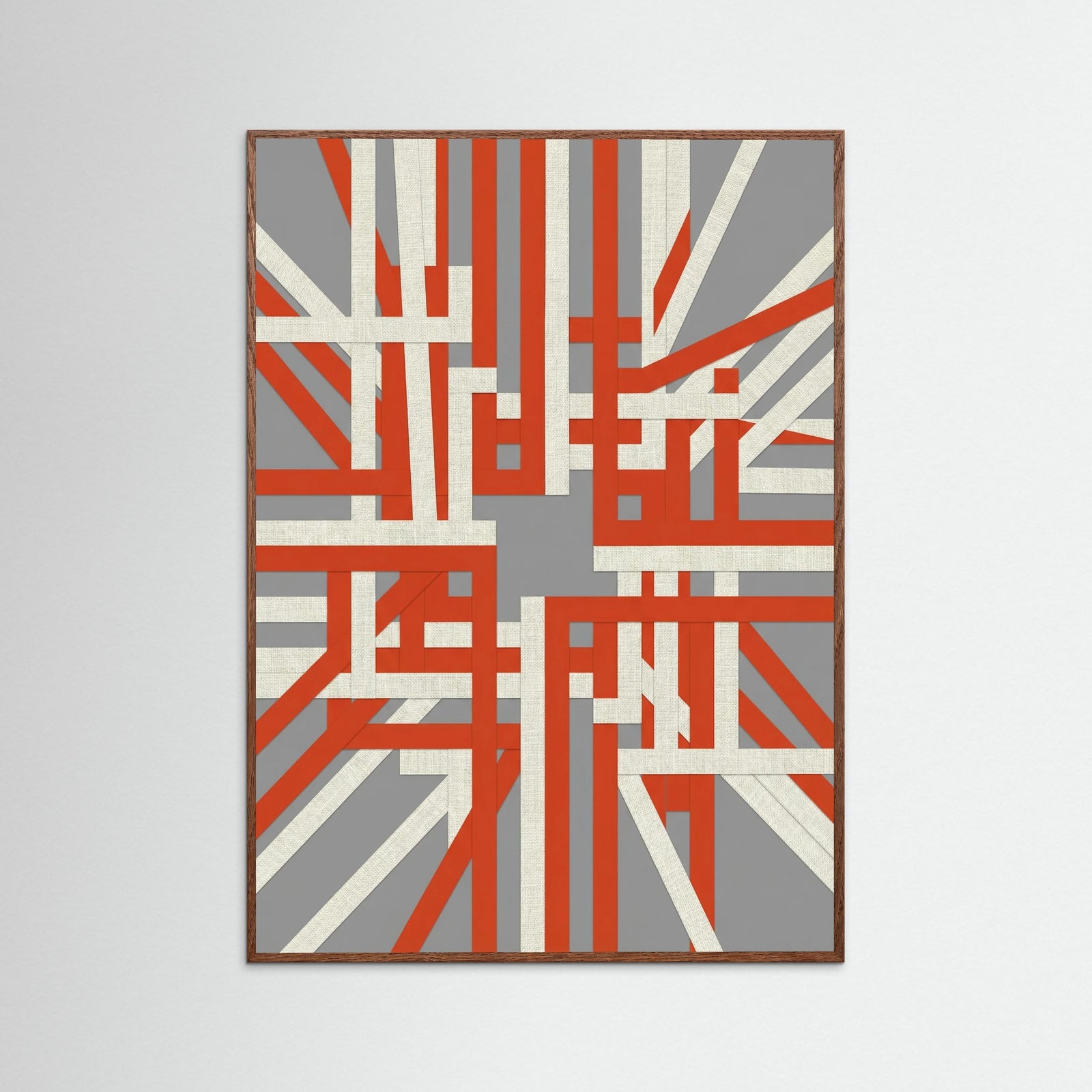 Oak Dark Dynamic Crimson Lines