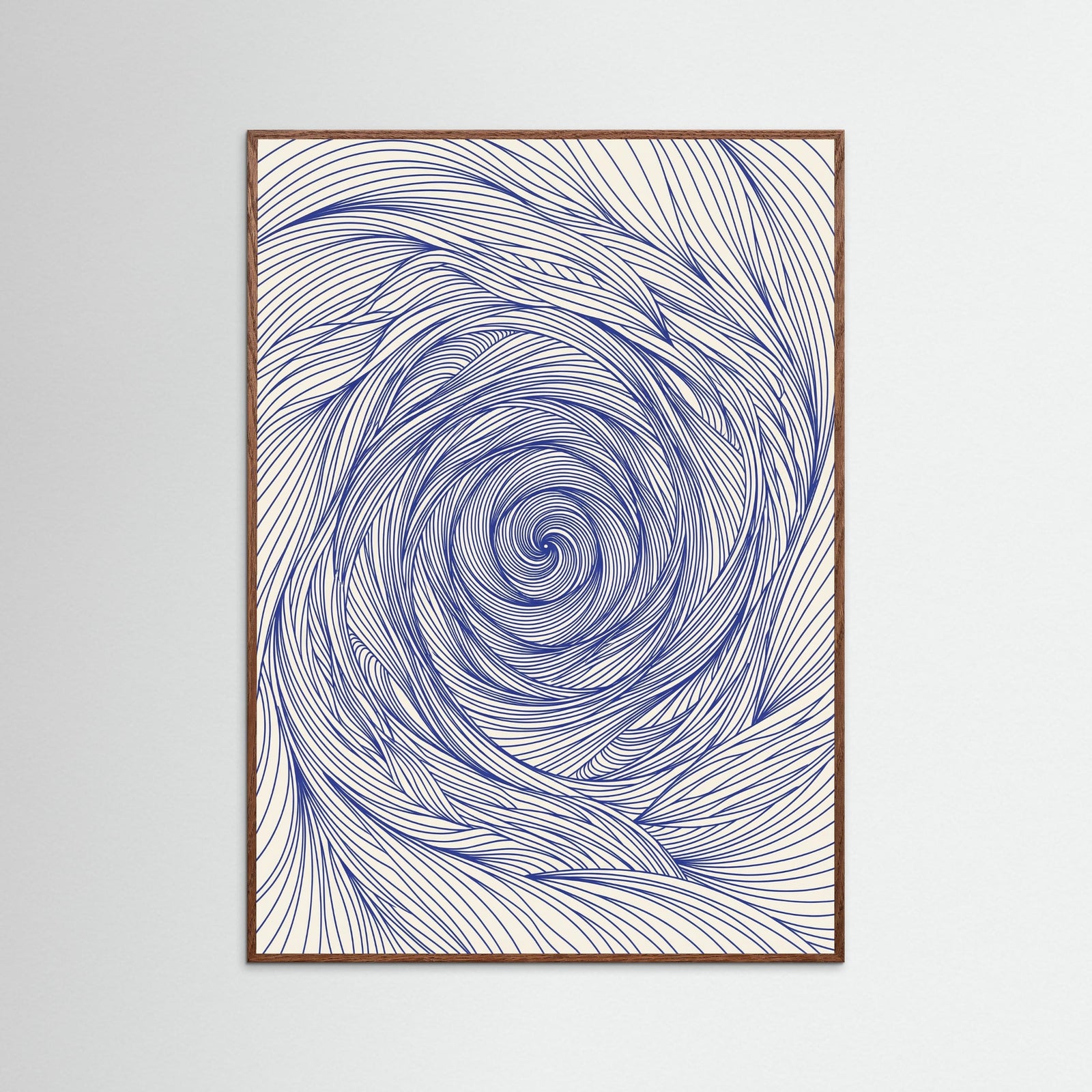 Oak Dark Dynamic Indigo Swirl