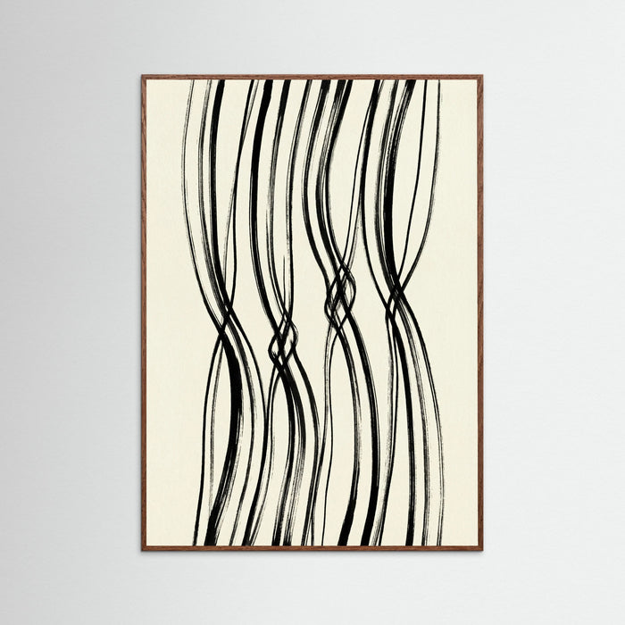 Oak Dark Dynamic Ink Loops