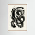 Oak Dark Dynamic Inkwork