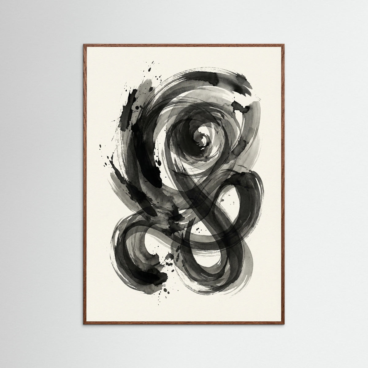 Oak Dark Dynamic Inkwork