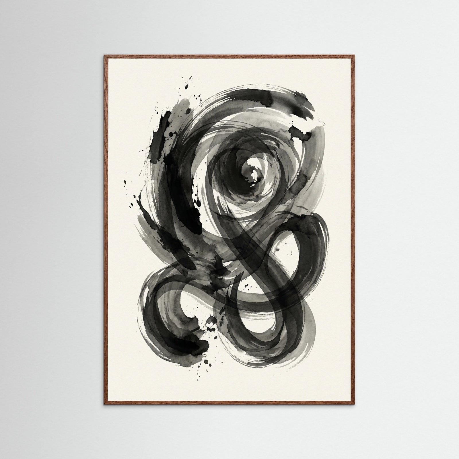 Oak Dark Dynamic Inkwork
