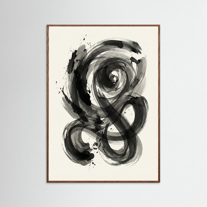 Oak Dark Dynamic Inkwork