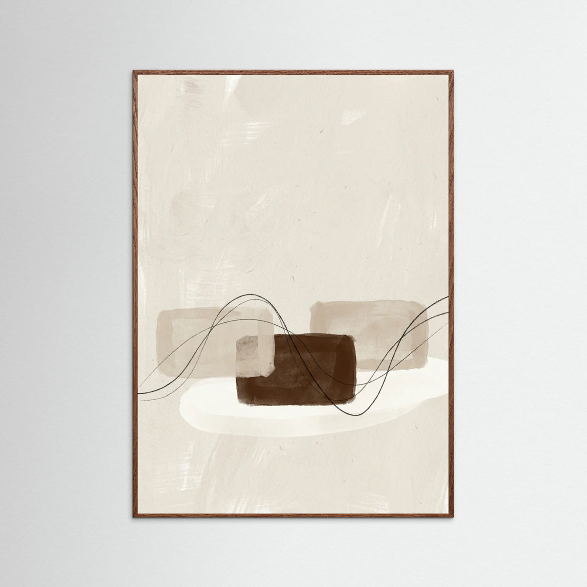 Oak Dark Earthen Abstraction