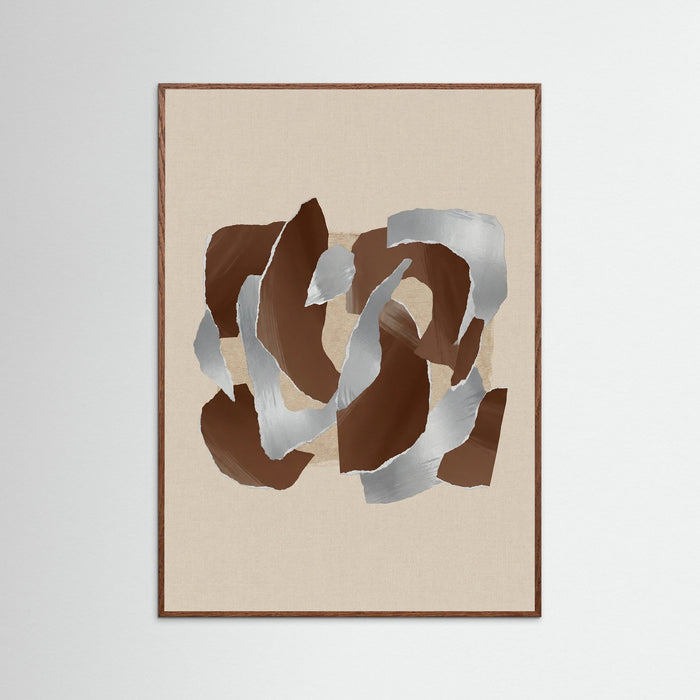 Oak Dark Earthy Abstraction