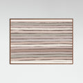 Oak Dark Earthy Stripes Poster