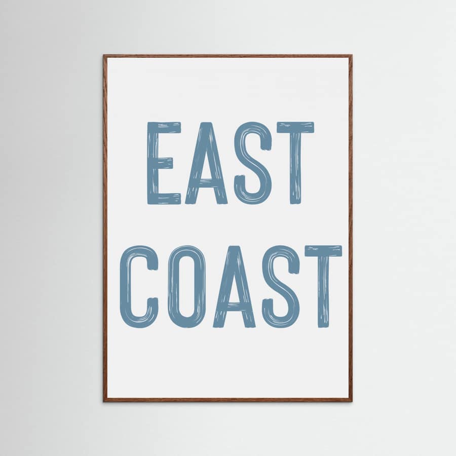 East Coast - Vertical Poster – Poster und Kunstdruck