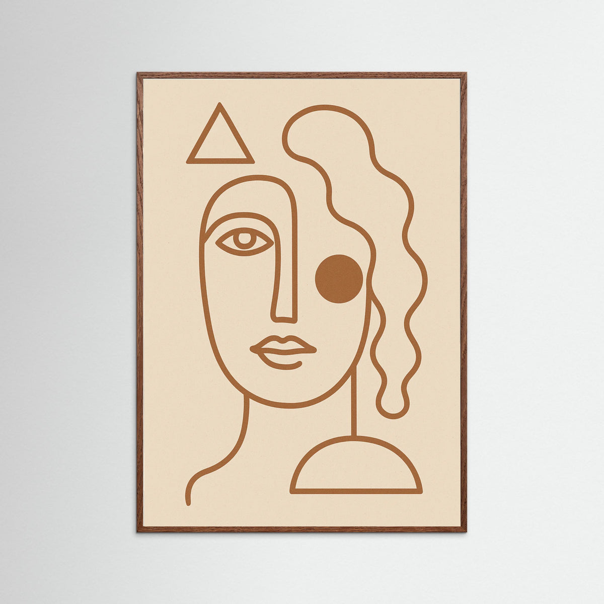 Oak Dark Elegant Curve