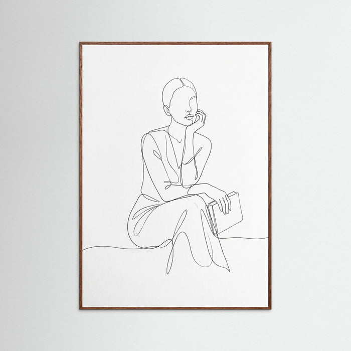 Oak Dark Elegant Silhouette