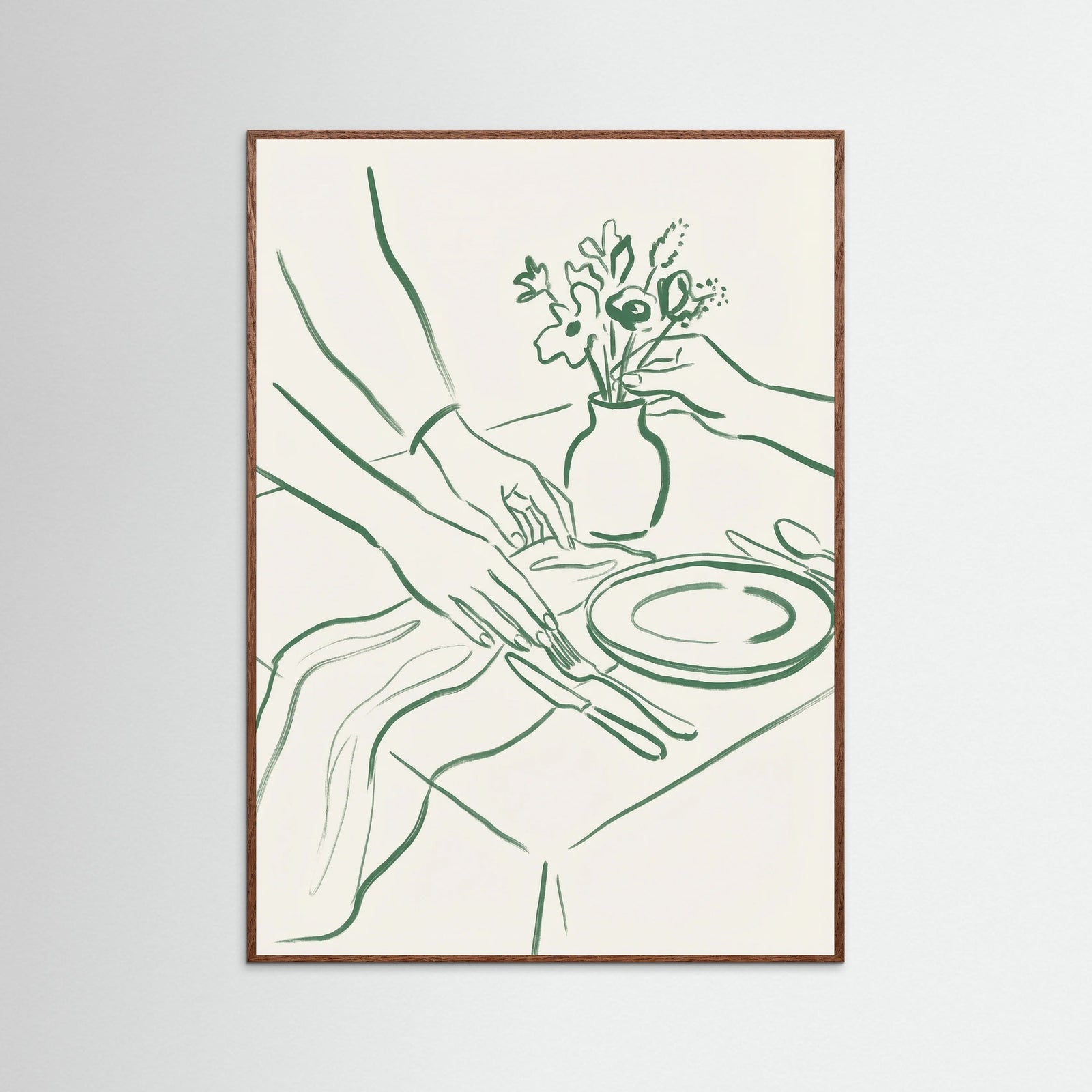 Oak Dark Elegant Toasts