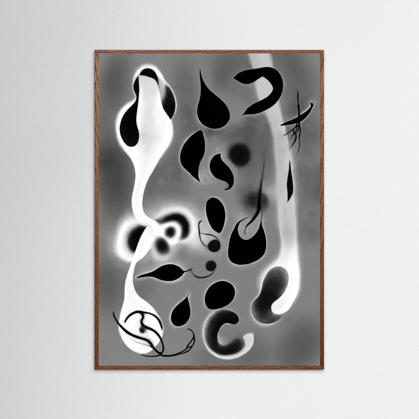 Oak Dark Ethereal Forms Gray