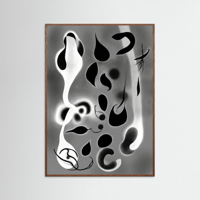 Oak Dark Ethereal Forms Gray