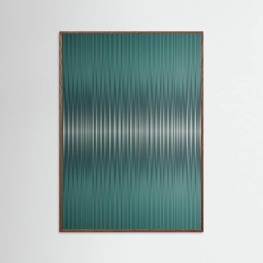 Póster Euphoria - Green and White – póster e impresión artística