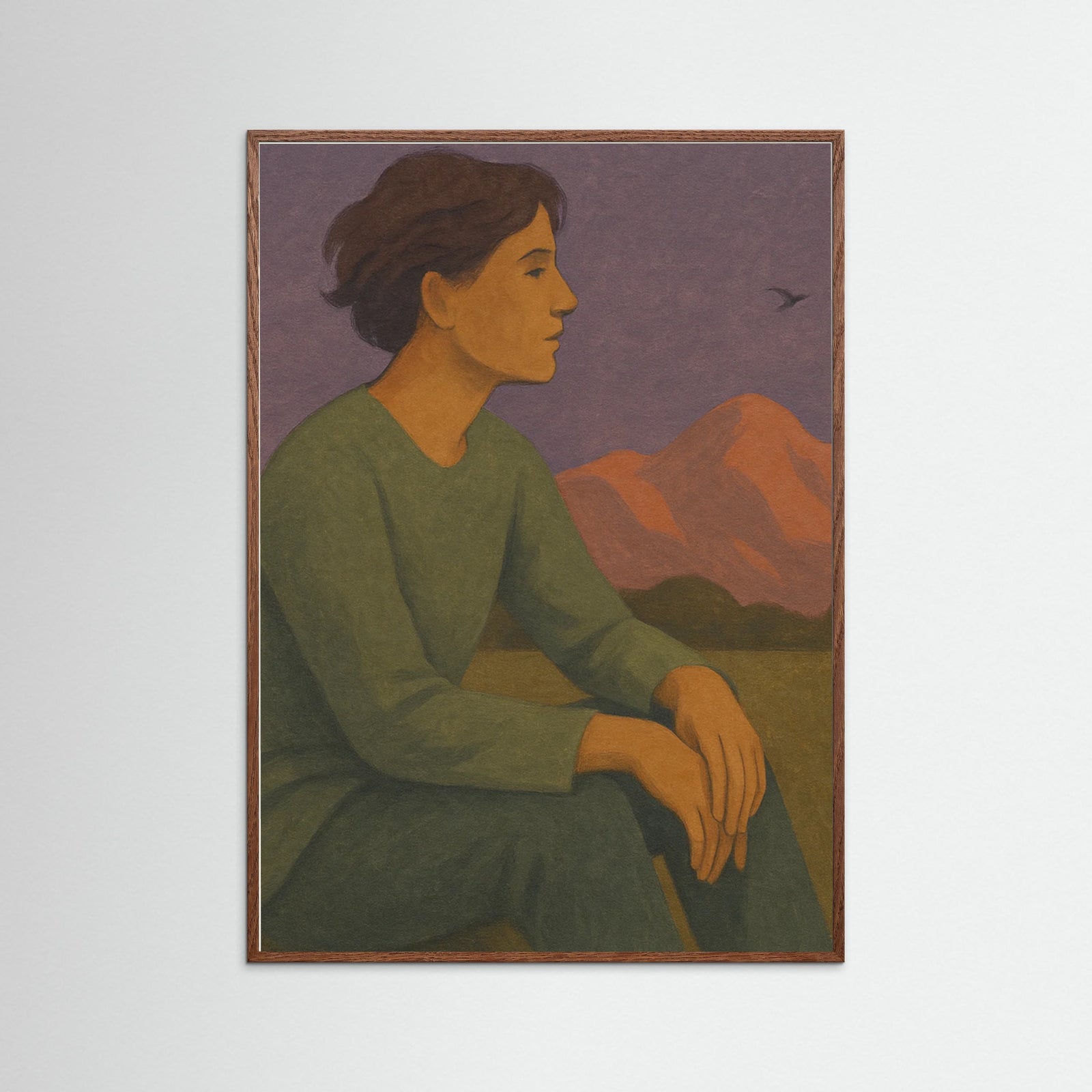 Oak Dark Evening Contemplation