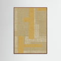 Oak Dark Fabric Pattern Collage No.4 Poster