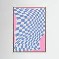 Oak Dark Fabric and Wind Poster
