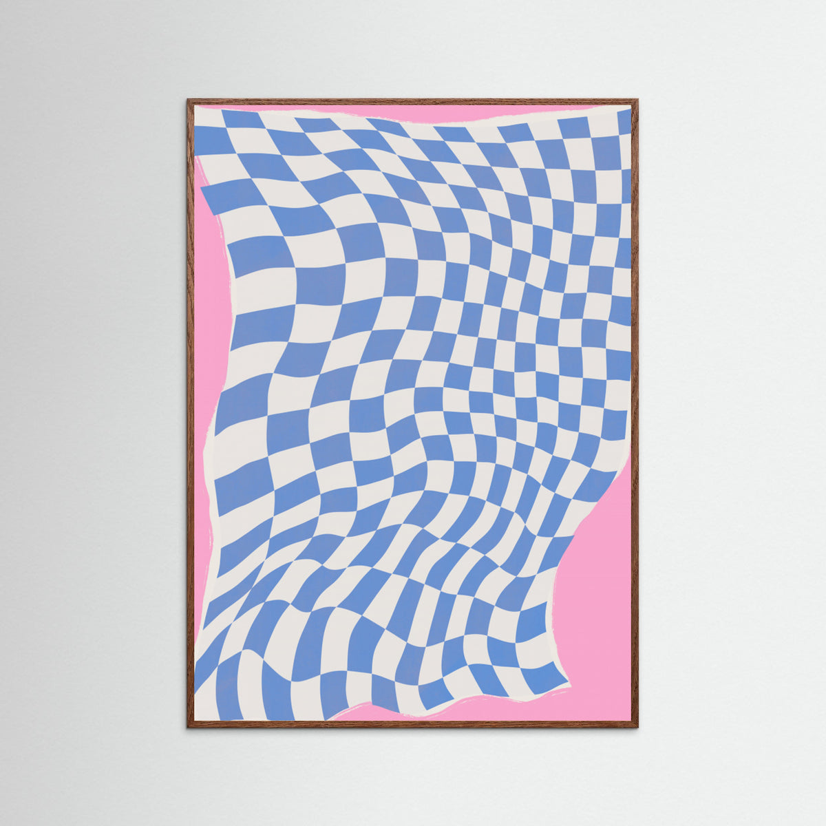 Oak Dark Fabric and Wind Poster