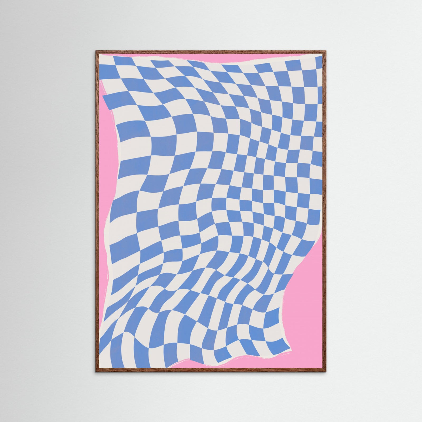 Oak Dark Fabric and Wind Poster
