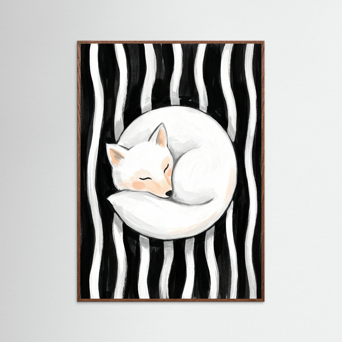 Oak Dark Feline Embrace