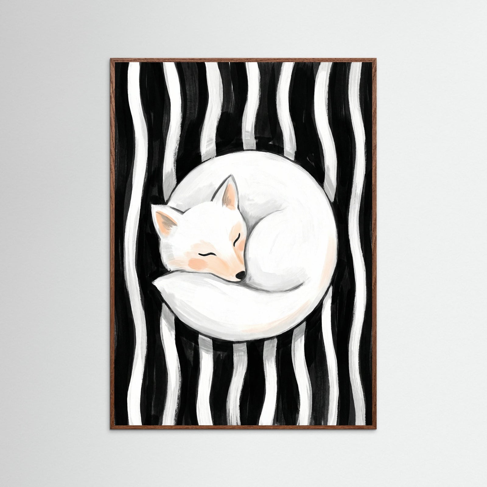 Oak Dark Feline Embrace