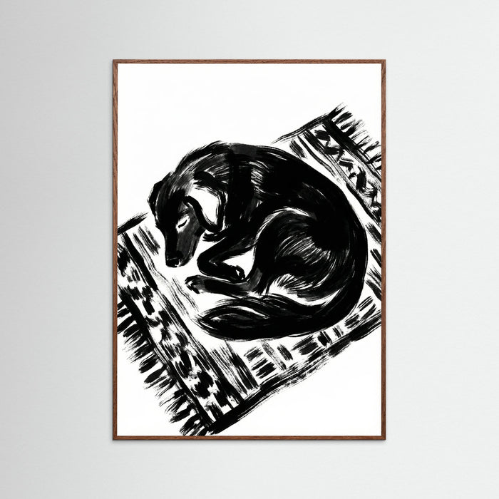 Oak Dark Feline Repose Black