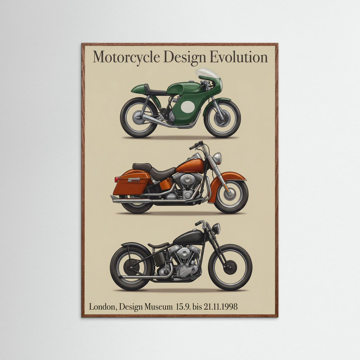 Oak Dark Ferrari Exhibit Icons