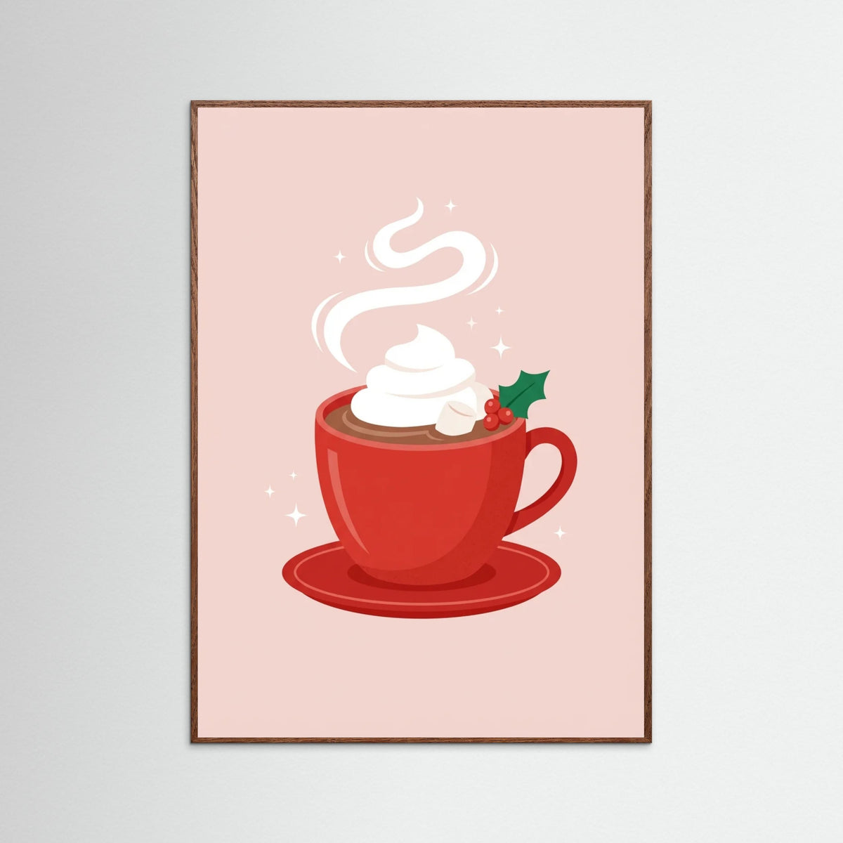 Oak Dark Festive Candy Canes