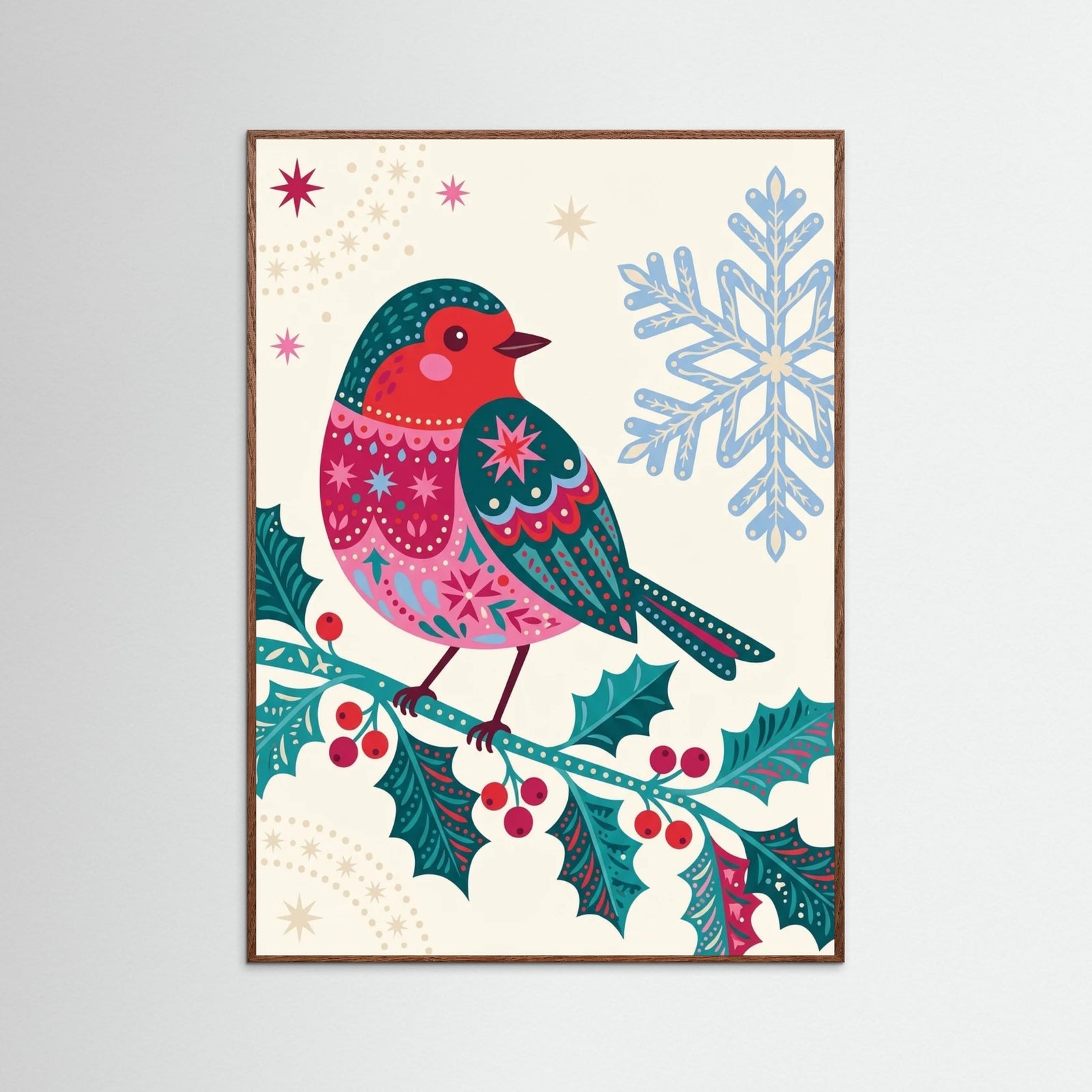 Oak Dark Festive Cheer Letters