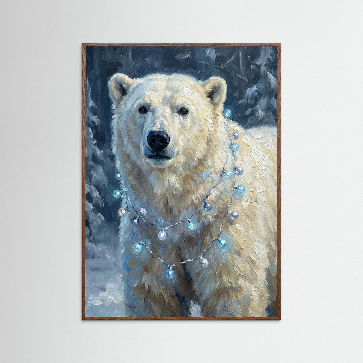 Oak Dark Festive Reindeer Glow