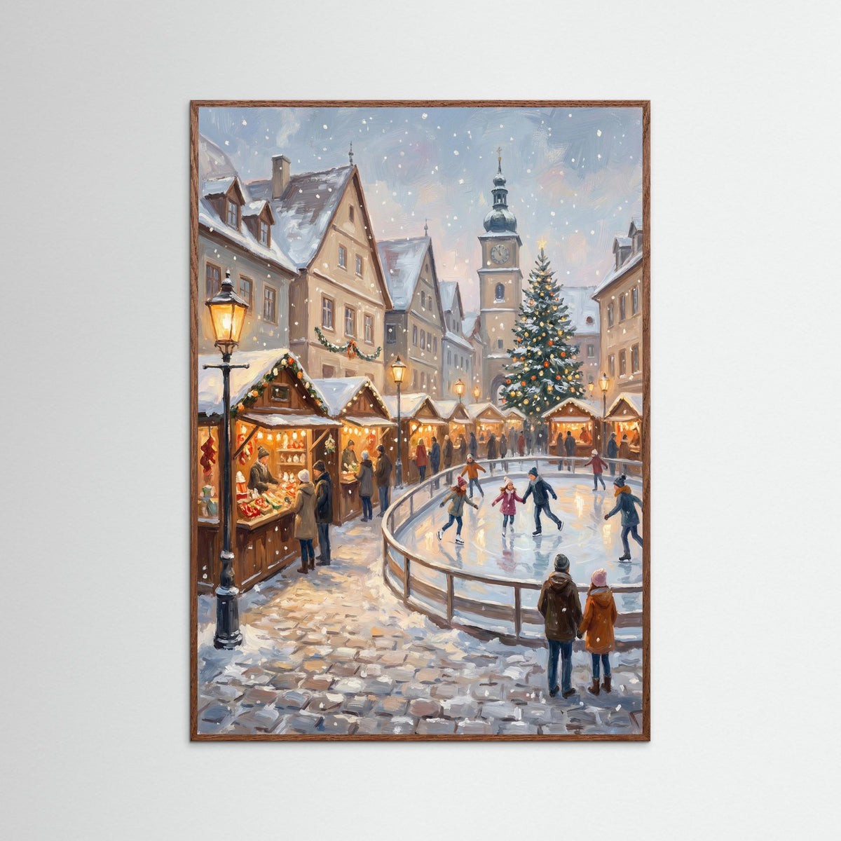 Oak Dark Festive Winter Village