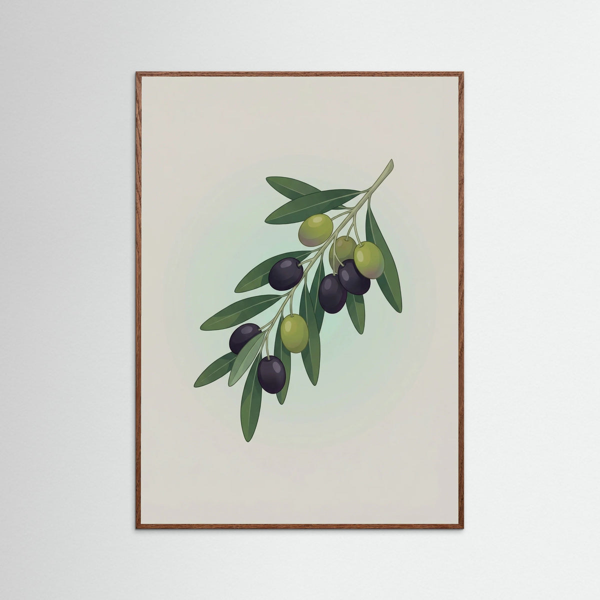 Oak Dark Fig Branch in Vase