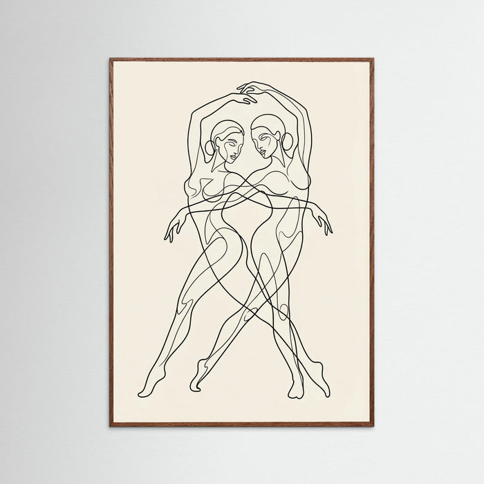 Oak Dark Figurative Assemblage