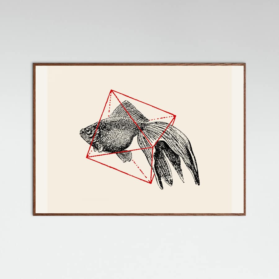 Poster Fish In Geometrics Nº3 – poster e stampa artistica