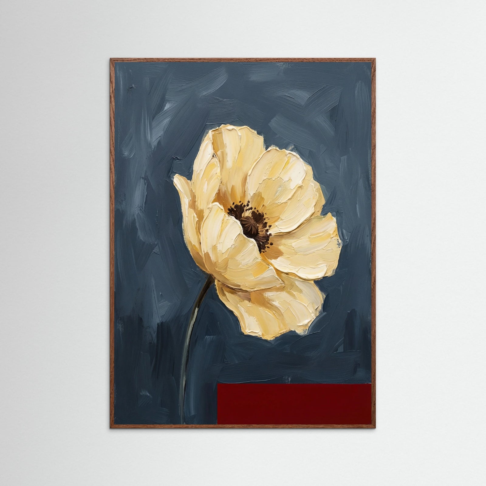 Oak Dark Floating Petals