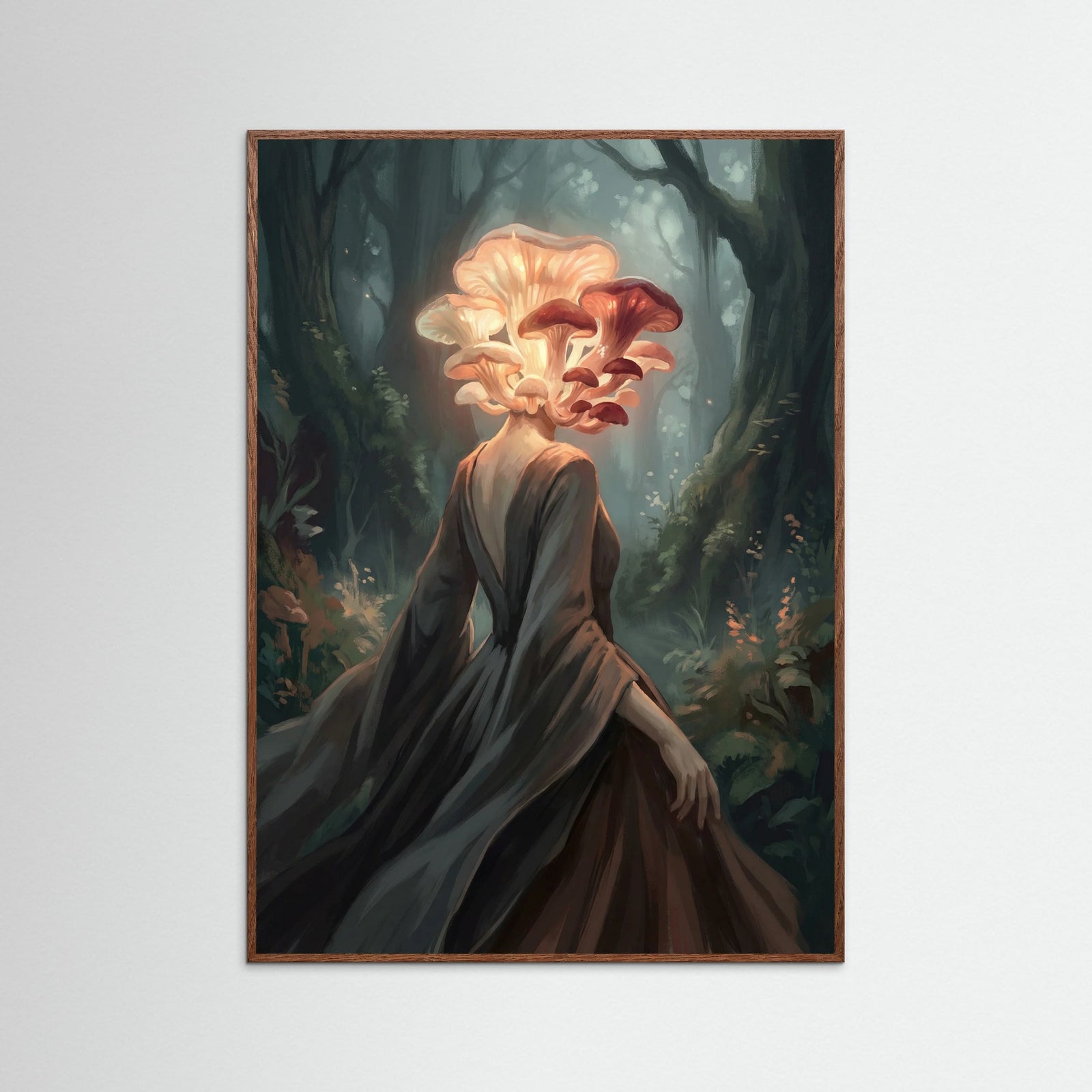 Oak Dark Floral Enigma