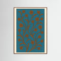 Oak Dark Floral Patterns